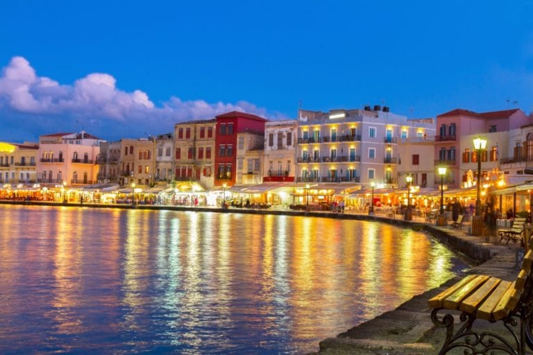 Chania by night